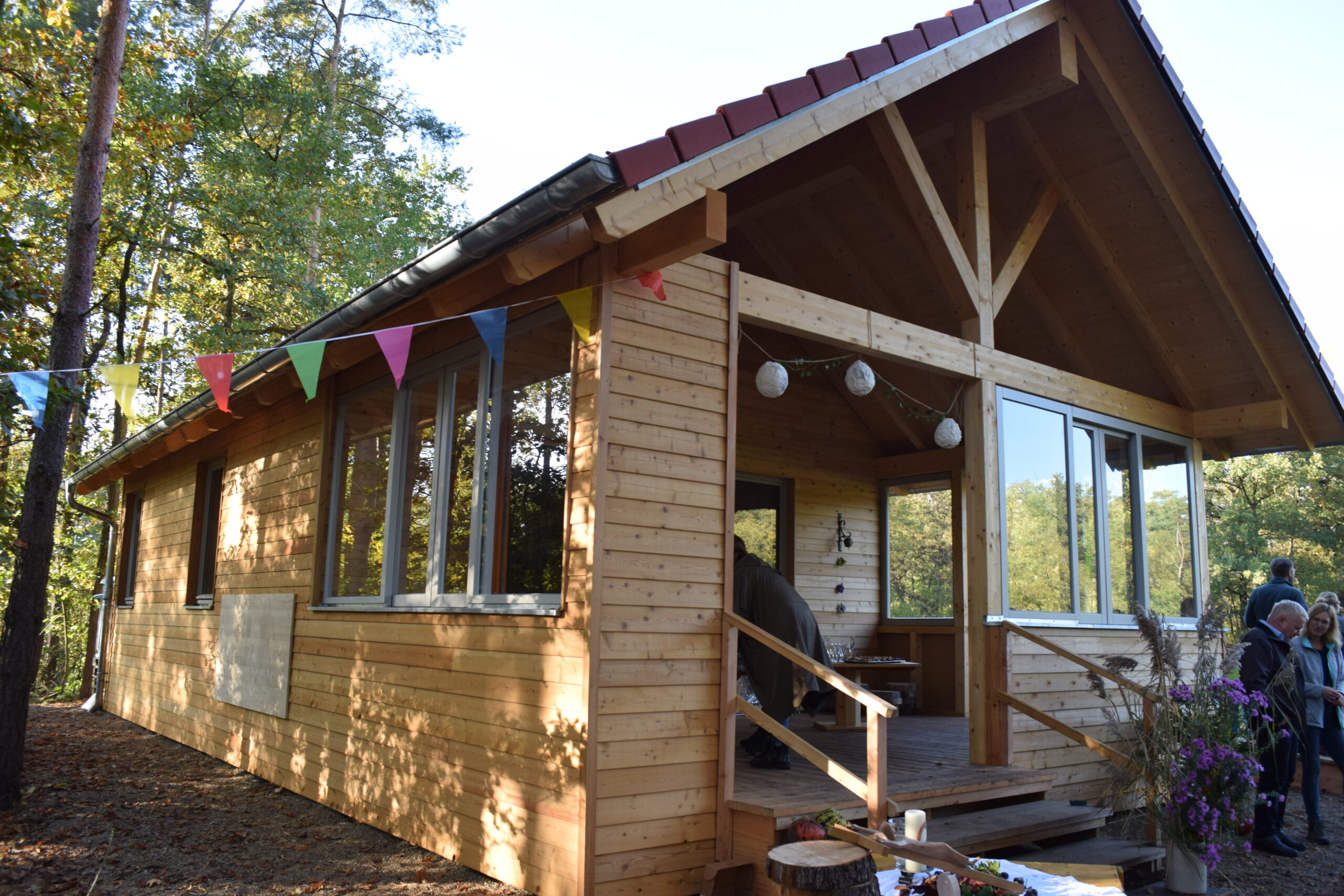 Waldhütte des Waldkindergartens