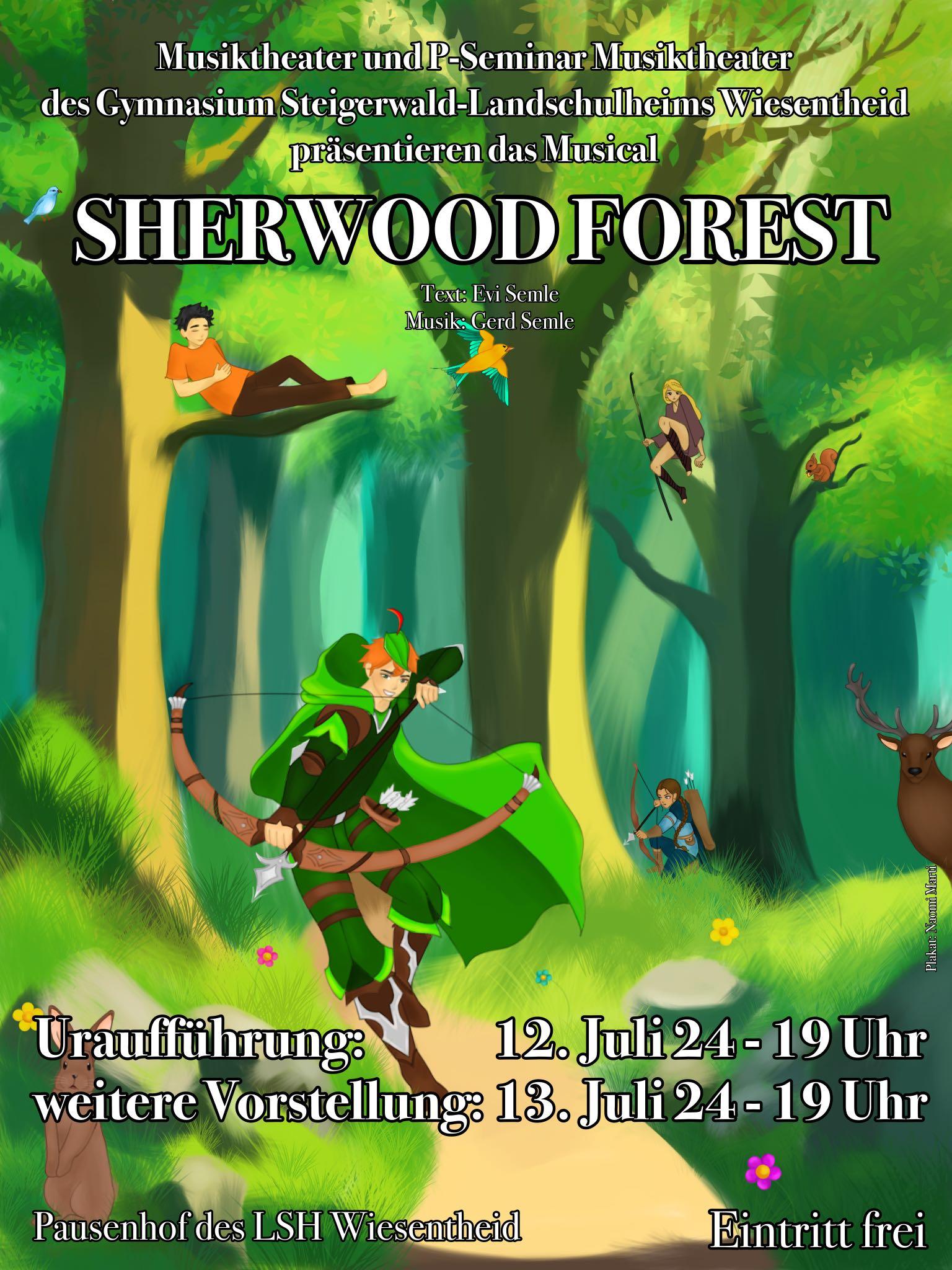 Plakat mit Robin Hood